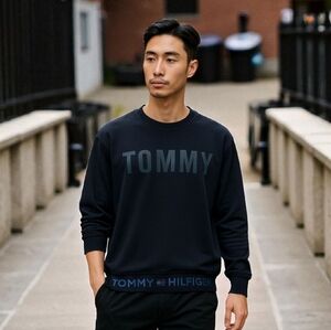 Tommy Hilfiger Sport Sweatshirt XXL Crew Neck Pullover Jumper